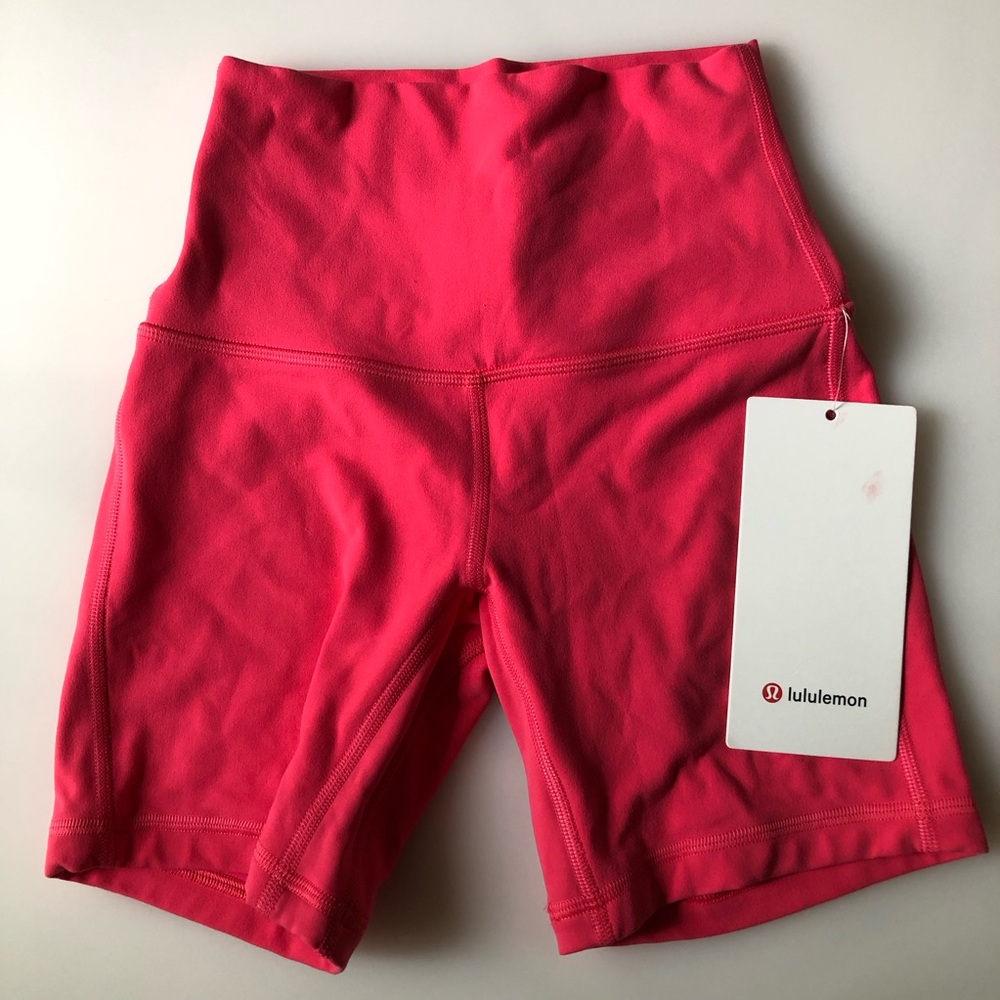 Lululemon Athletica Align HR Short 6” Size 0 NWT Pink Passionate